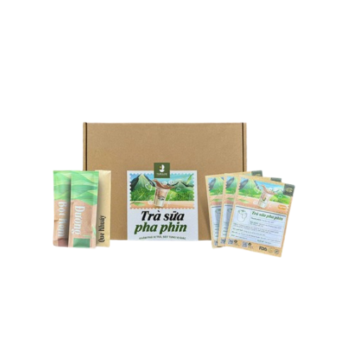 Trà sữa pha phin Tràasure - Hộp 10 set